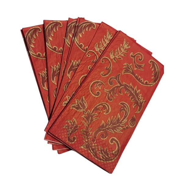 Pier 1 Imports Jubilee Guest Towels Paper Napkins (20 Sealed, 12 Unsealed) Party - Picture 2 of 4